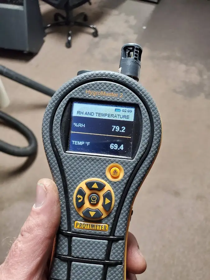Moisture meter humidity assessment for Mold Remediation & Removal in Jamesburg